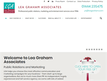 Tablet Screenshot of leagraham.com